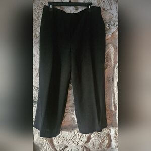 Ann Taylor 14P Black Dress Pants - Sleek Straight Leg
